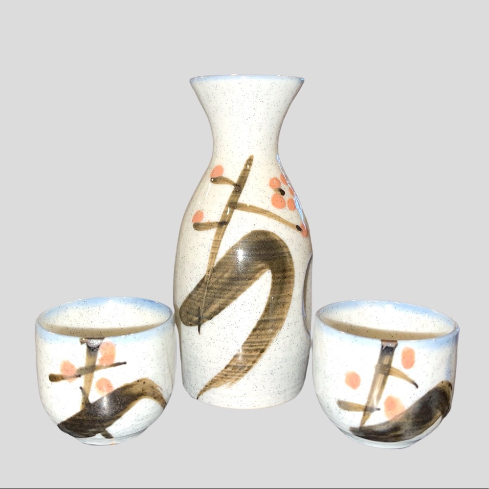 Vintage 3 Piece Sake Set- Made in Japan- NEW